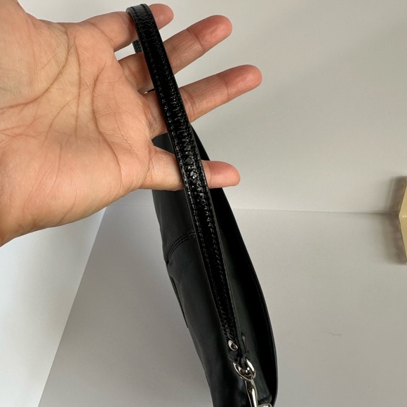 #22. Coach Ashley Mini Bag or Large Wrislet in Smooth Soft Leather, Black, EUC - Picture 7 of 7